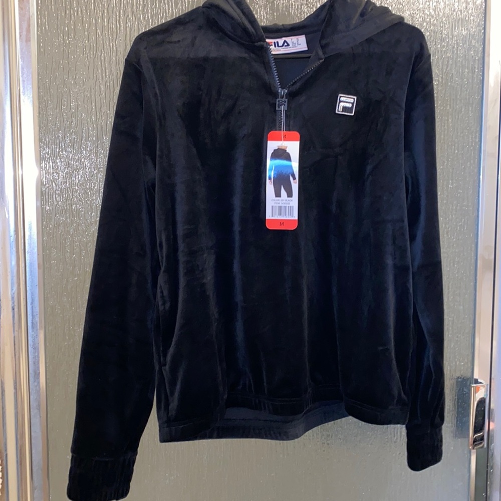 Fila black hoodie